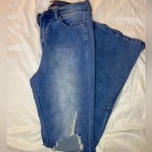 Vibe & Rant High-Rise Flare Jeans